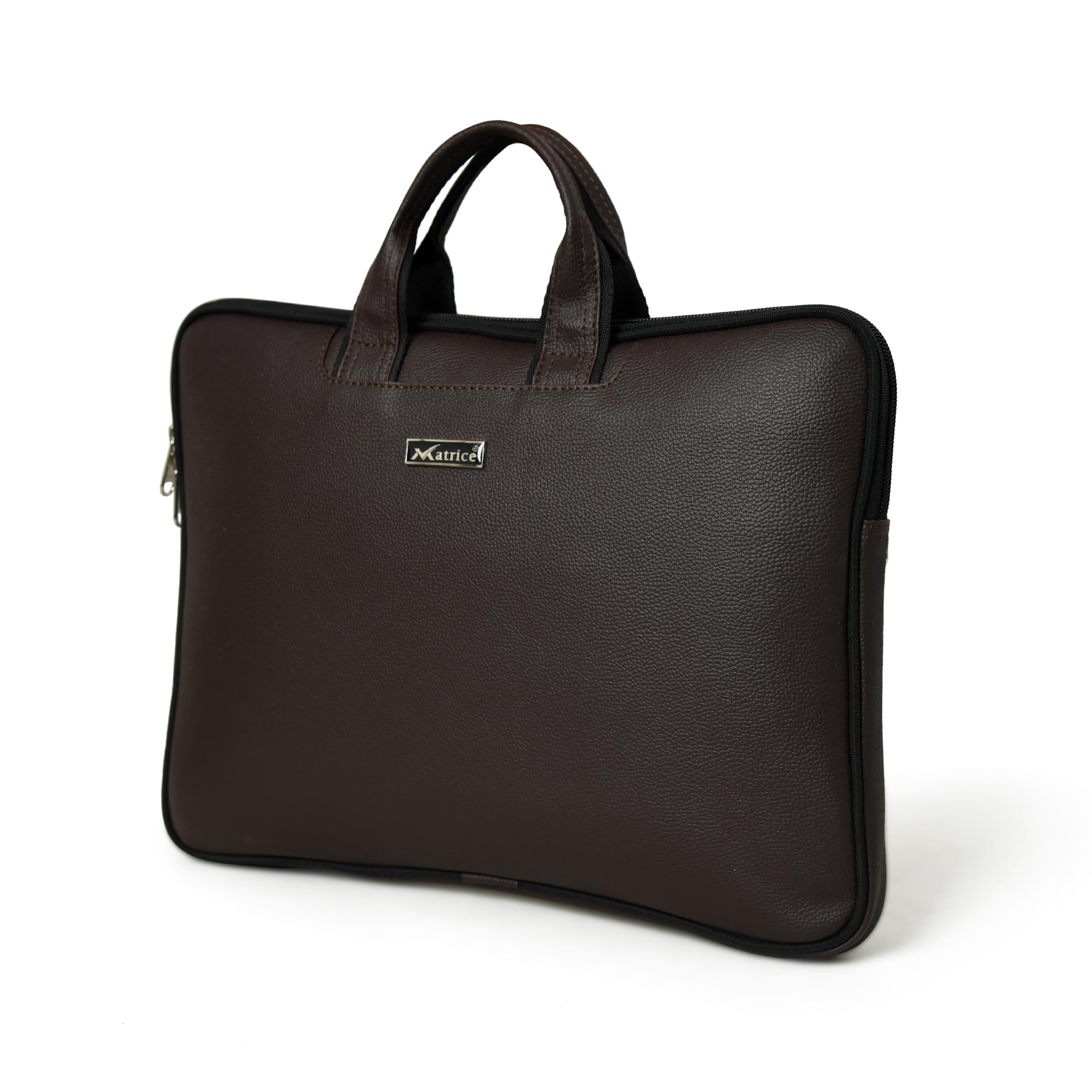 MATRICE Faux Vegan Leather Unisex Laptop Messenger Bag for Men and Women in Office Fits 14/15.6/16 Inch Messenger and Shoulder Bag for Travel (0810-Brown) (B0CTMJZVMW) Amazon Price History, Amazon Price Tracker