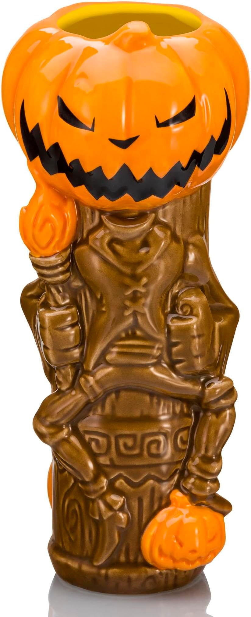 Disney The Nightmare Before Christmas Pumpkin King Ceramic Mug | Party Cocktail Tumbler For Liquor and Beverages | Holds 16 Ounces