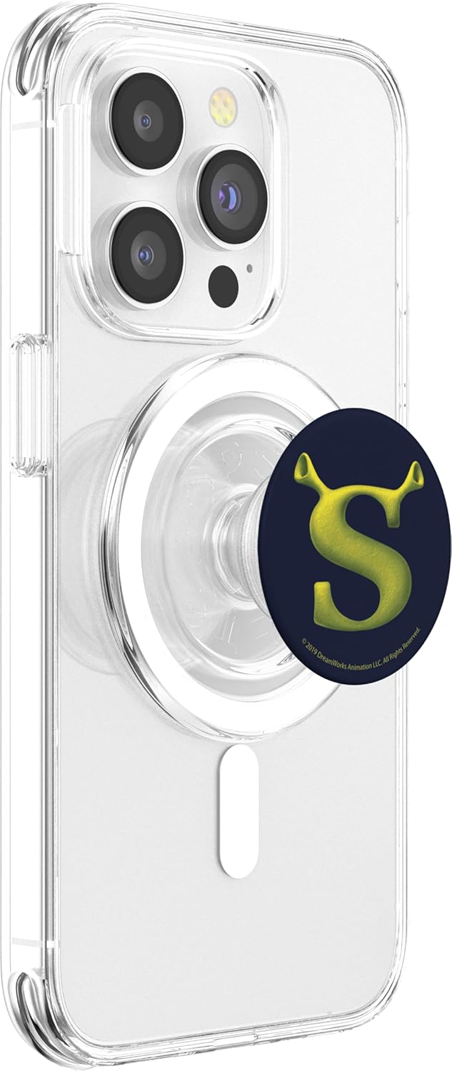 Shrek S With Ears Logo PopSockets MagSafe PopGrip for iPhone
