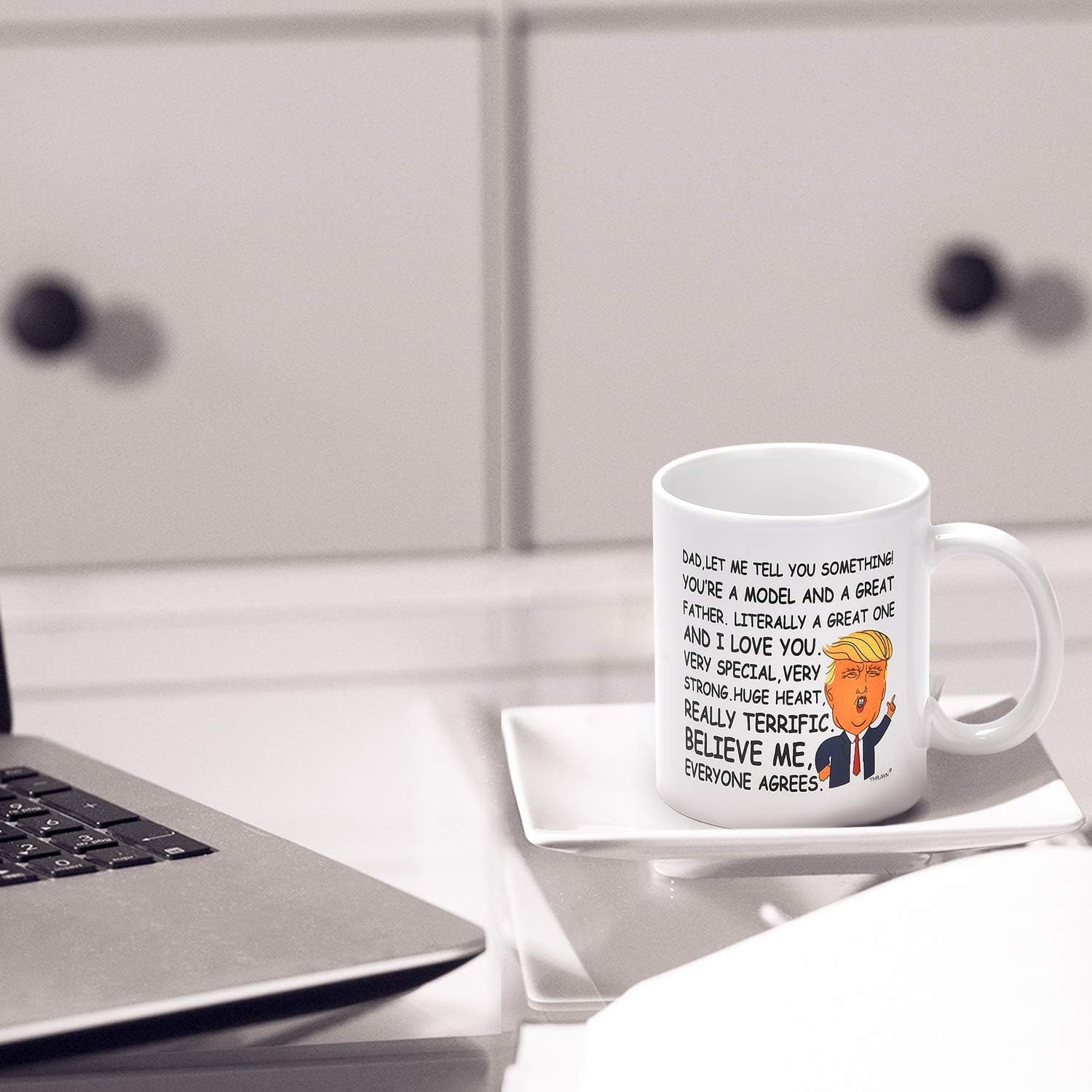 Onе-Dау Sаlе: Uр tо 60% оƒƒ Dad Coffee Mug Dad Gifts from Daughter Trump Dad Mug Coffee Mug for Dad Funny Trump Mugs Christmas Birthday Father’s Day Gifts for Father 11Oz