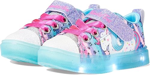 Vista 4 de Skechers Girls' Twinkle Toes Twinkle Sparks Ice-unicorn Bu Sneaker