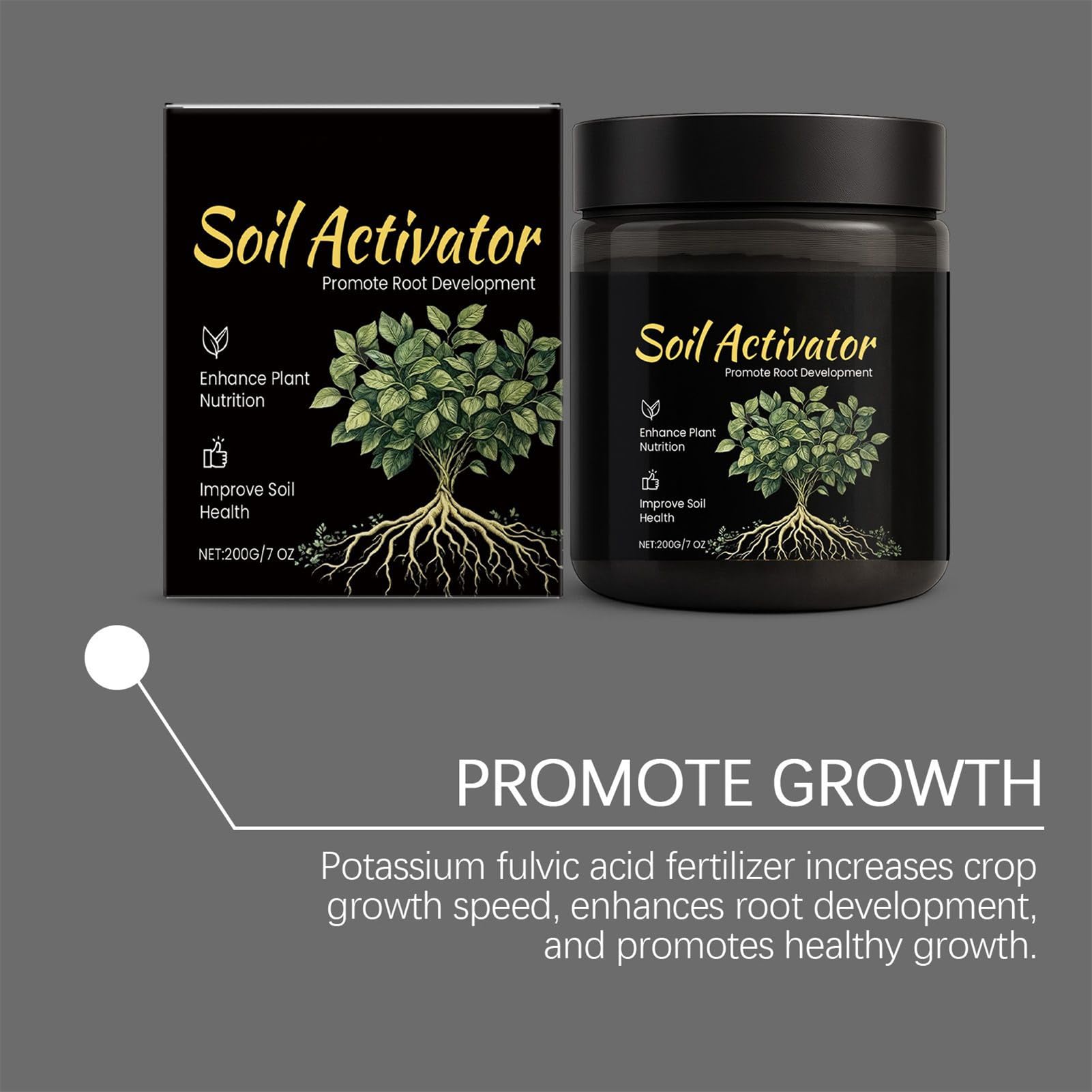Activador de Suelo,Suave, Seguro y Fácil de Usar para Principiantes,Activador de Suelo para Jardín - para Césped, Patio, Balcón, Terraza, Jardín, y Más