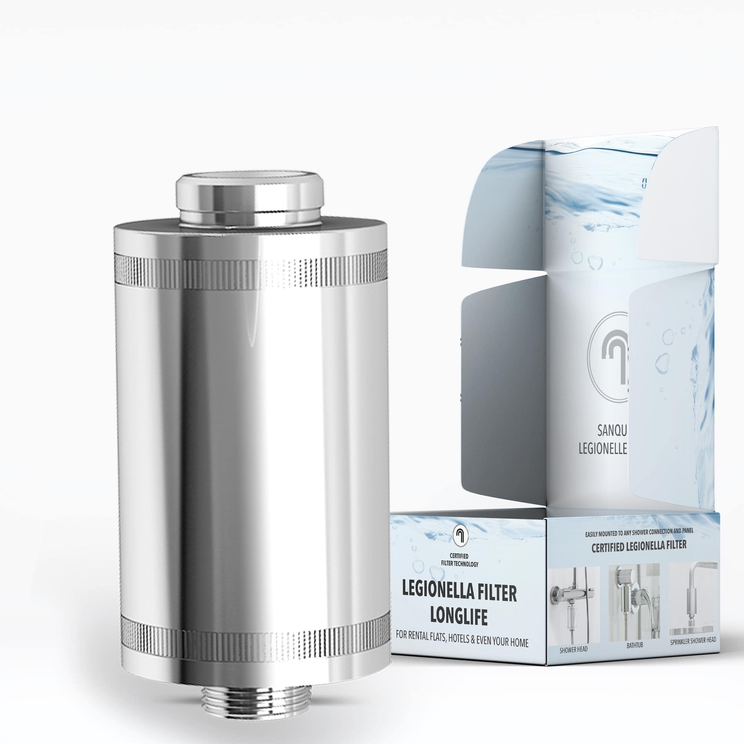 Sanquell Legionellenfilter Dusche Badewanne Longlife Zertifiziert sanquell-legionellenfilter-dusche-badewanne-longlife-zertifiziert