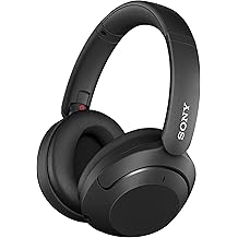 سماعات الرأس Sony Extra BASS Noise Cancelling ، والبلوتوث اللاسلكي فوق سماعة الأذن مع الميكروفون والتحكم الصوتي Alexa ، WH-XB910NB.CE7 - Onyx Black