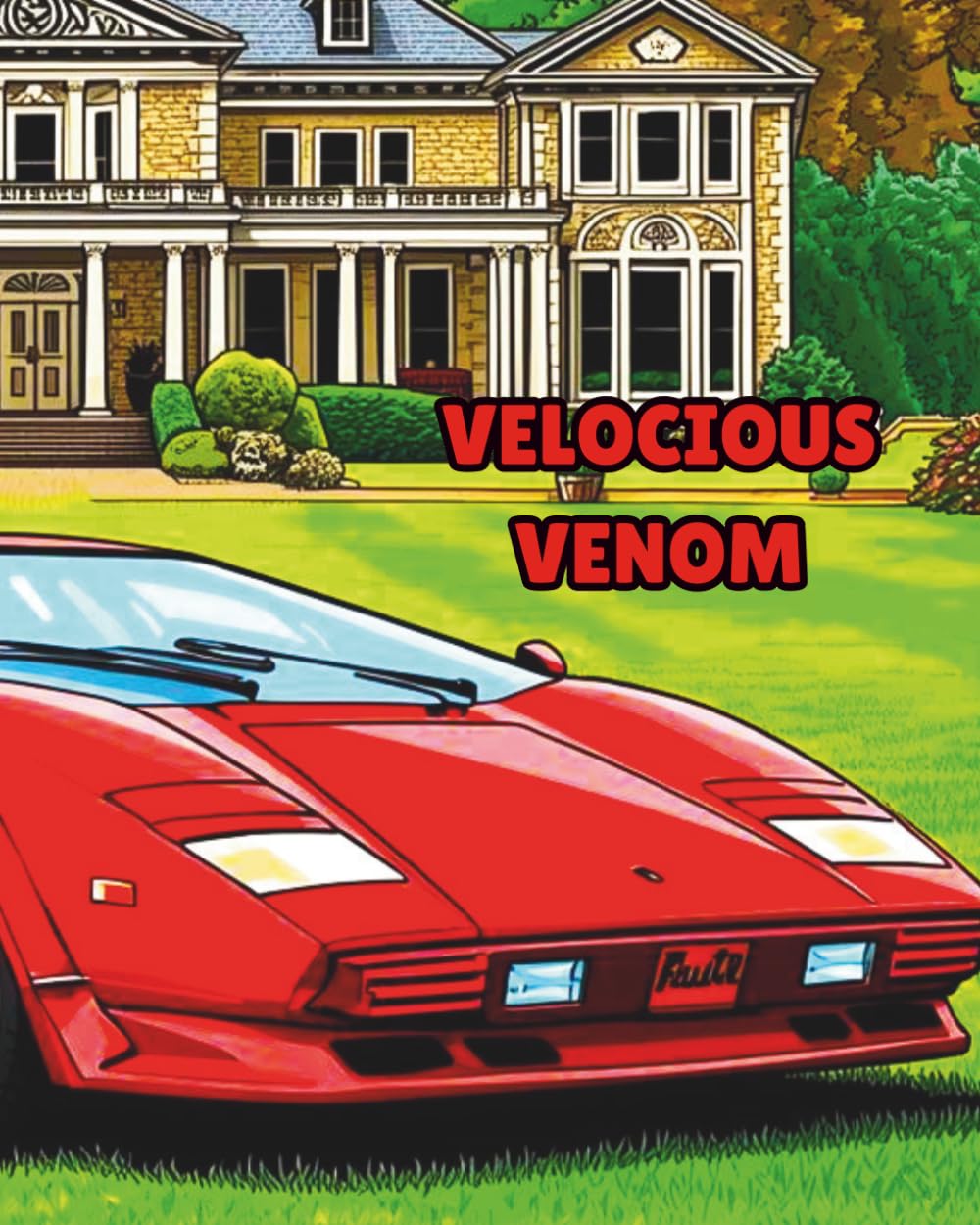 VELOCIOUS VENOM: A colouring book of timeless, pedigreed masterpieces. (Cars for enthusiasts , Muscle Cars, Hot Rods and Torrid Roadsters.)