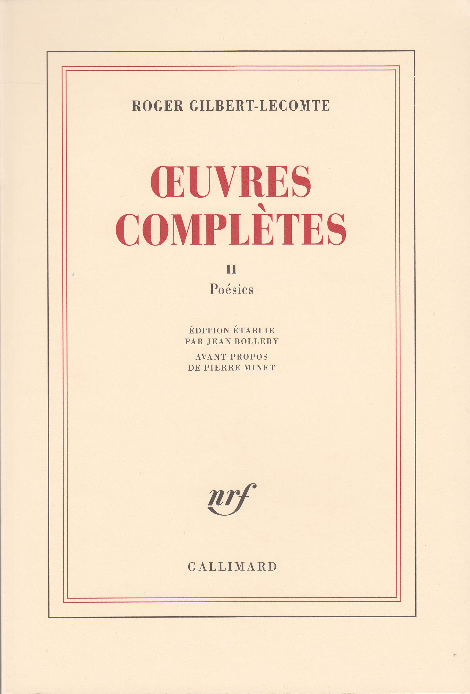Œuvres complètes: Poésies (2)