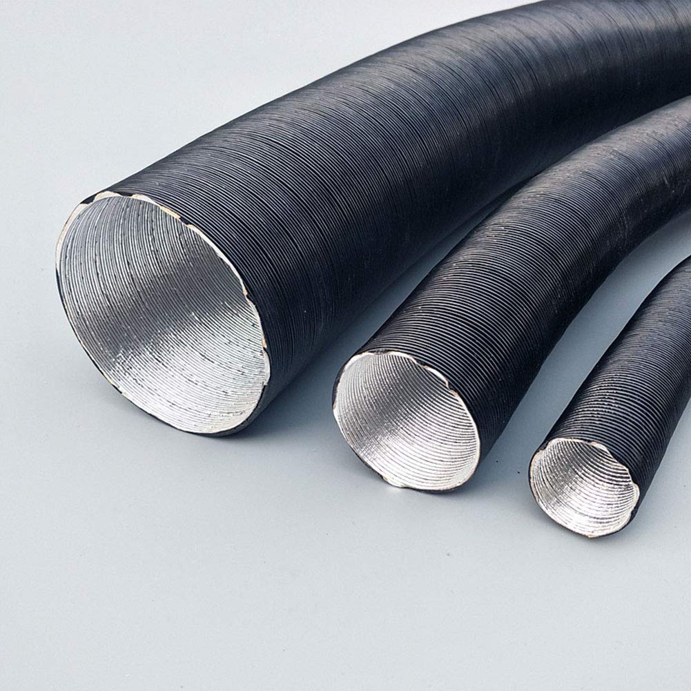 Tubo Flessibile In Alluminio Per Preriscaldatore Auto – Condotto Aria Retrattile Da 800 Mm, Tre Diametri Disponibili