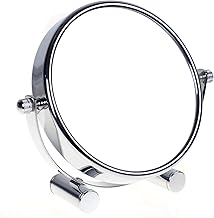 'HIMRY Cosmetic Mirror, 5 inch, Mirror 360ÃÂ Rotating Double Faced Magnif Standard + 10 Magnification, KXD3104 10x by HIMRY