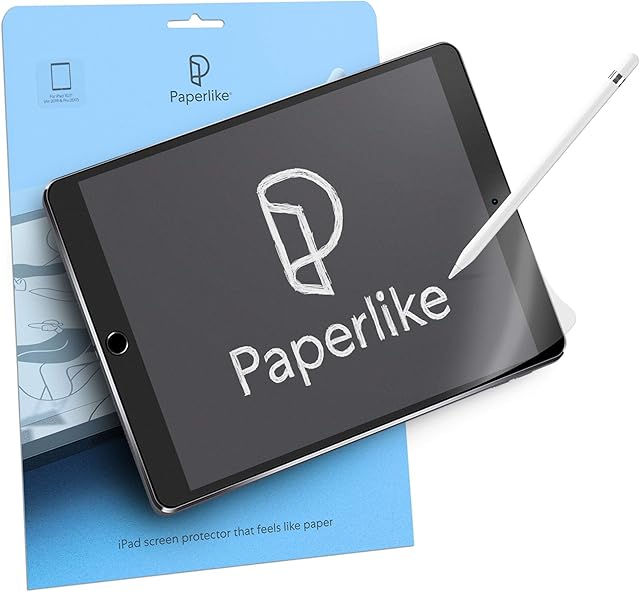 PaperLike (2 Pieces for iPad Air 10.5" (2019) & iPad Pro 10.5" (2017) - Matte Screen Protector for Drawing, Writing, and Note-taking like on Paper