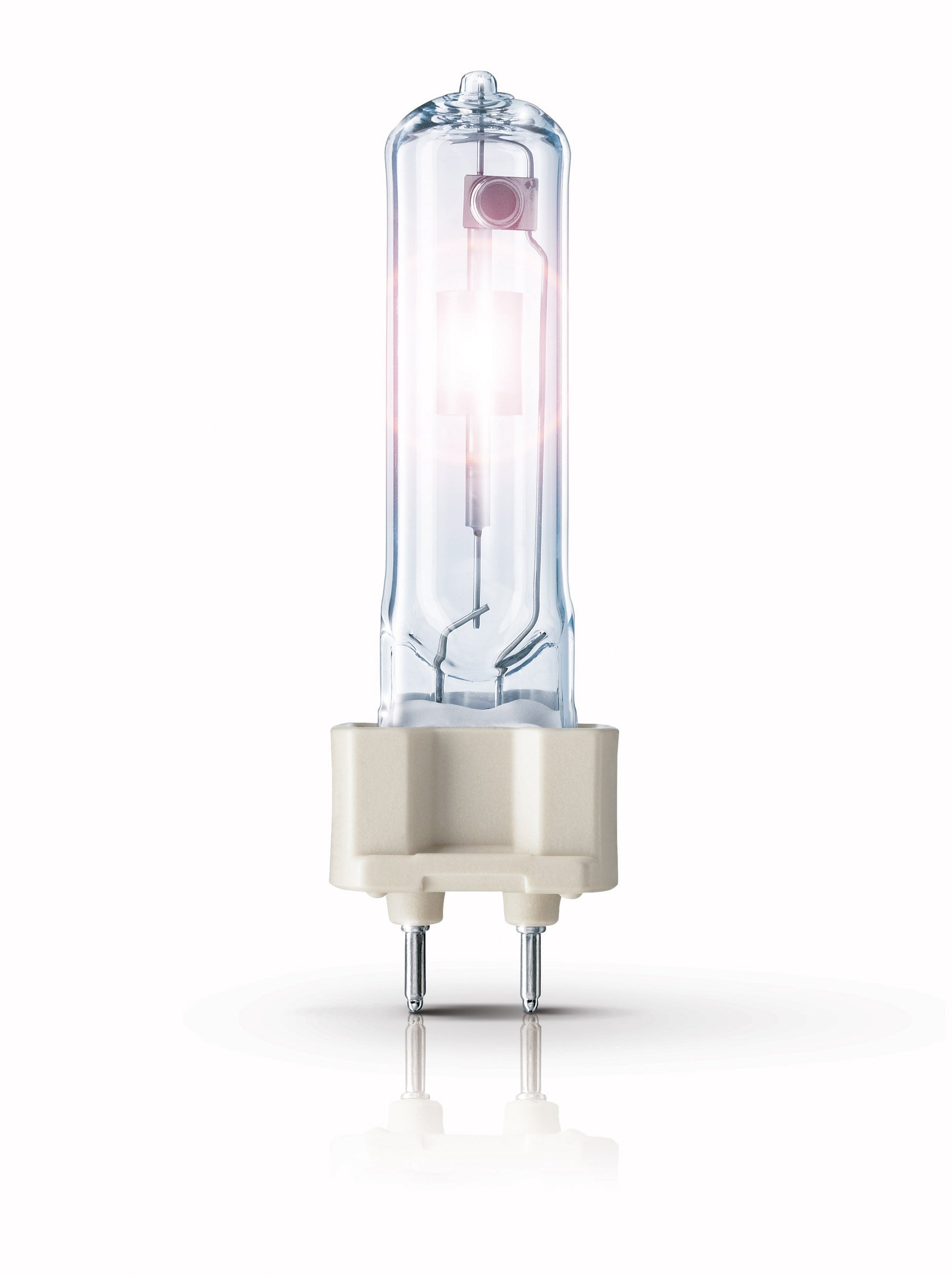 39 Watt - T6 - Pulse Start - Metal Halide - Unprotected Arc Tube - 3000K - G12 Base - ANSI M130/E - Universal Burn - MC39T6/U/G12/830 - Sylvania 64363