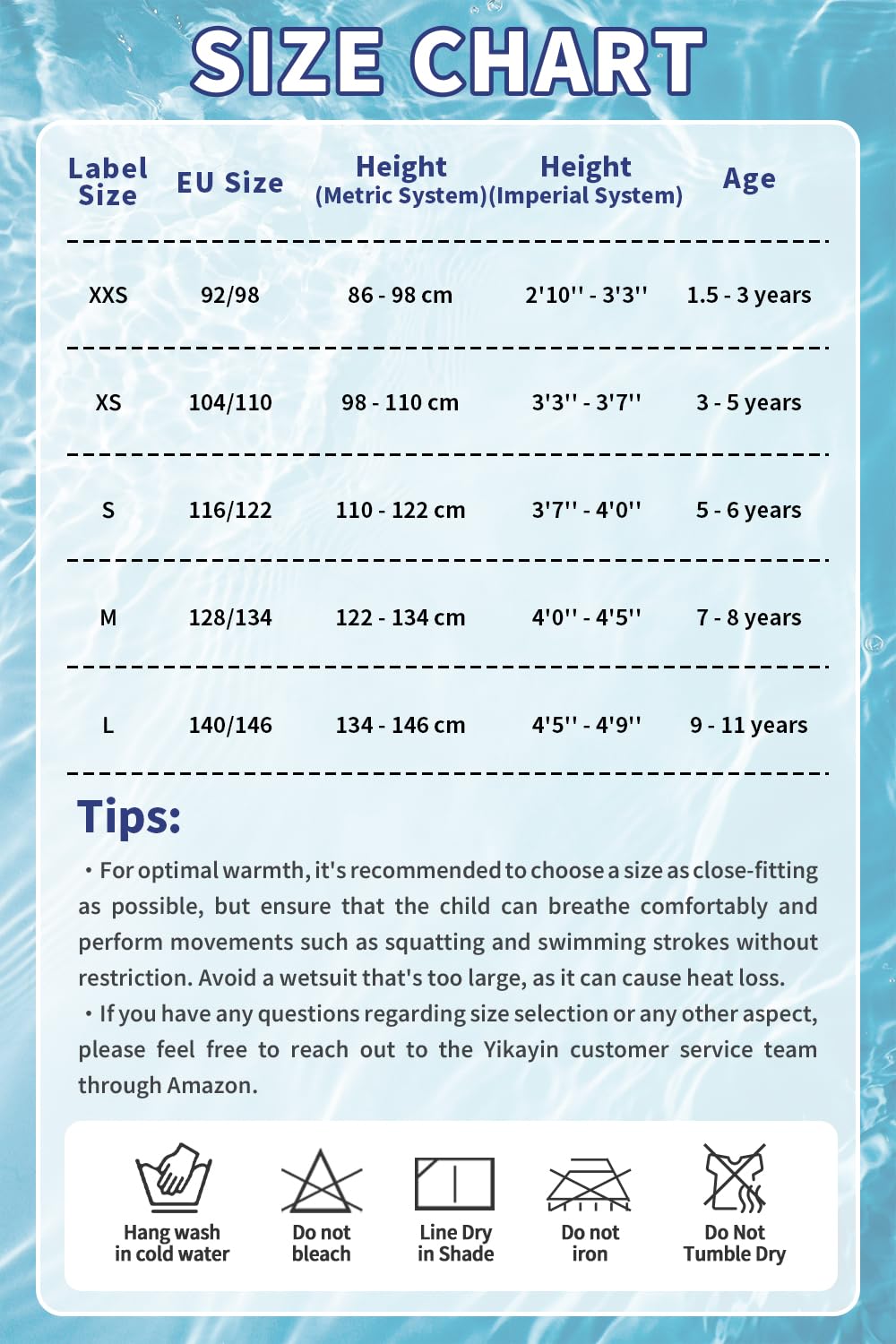 Muta Corta per Bambini, Muta di 2 mm in Neoprene Premium per Ragazzi e Ragazze, Costume Termico con Cerniera Frontale per Lezioni di Nuoto Surf Snorkeling Immersioni SUP