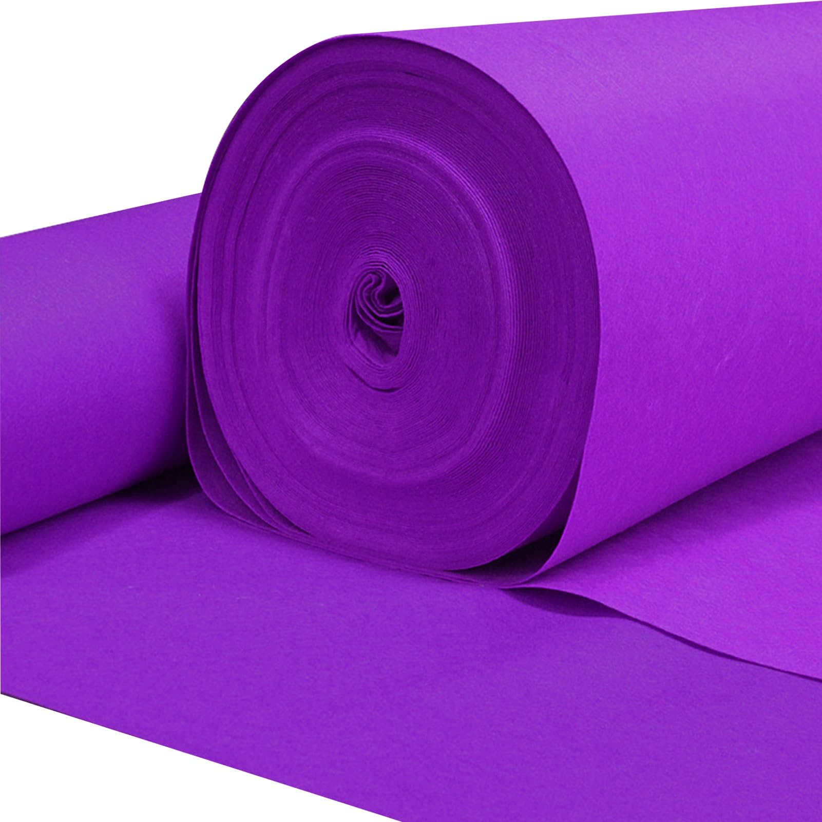 Tappeto per sfilate viola Tappeto da ricevimento antiscivolo per matrimoni per decorazioni di nozze Decorazioni per feste per esterni Spessore 2 mm Poliestere Tagliabile 1x10m 1x20m ( Size : 1x20m )