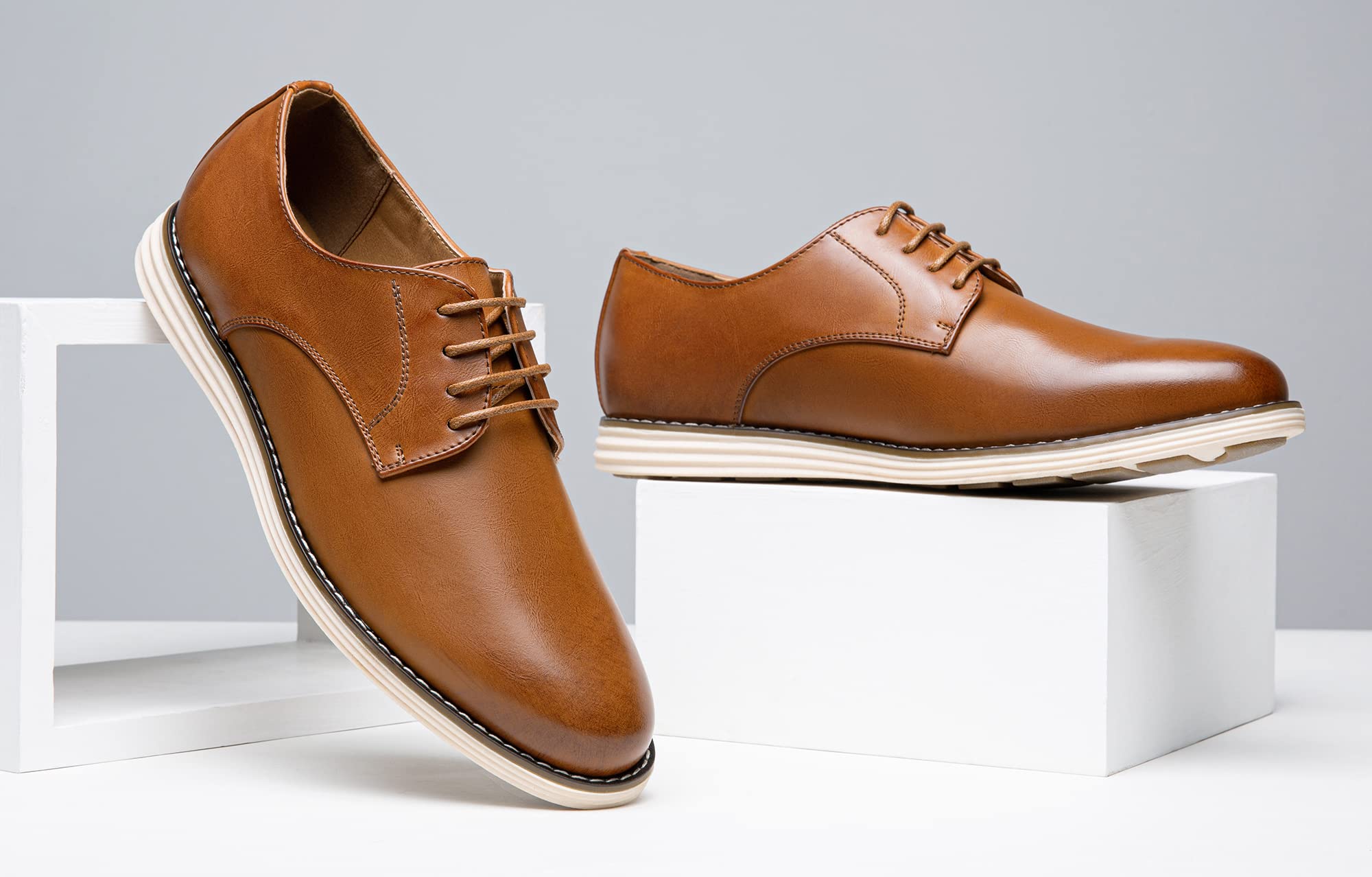 Vostey Men's Dress Shoes Casual Dress Shoes for Men Oxford Shoes