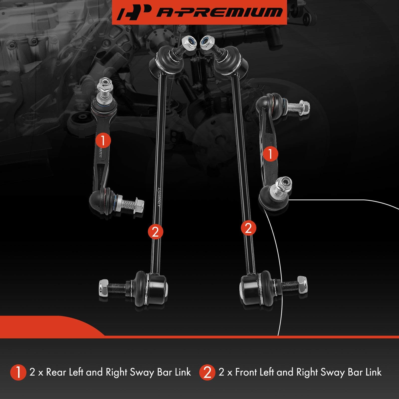 Enlaces De Barra Estabilizadora Delantera 034Motorsport Para BMW 228i 230i M2 M2CS M235i M240i M3 M3CS M4 2.0L 3.0L