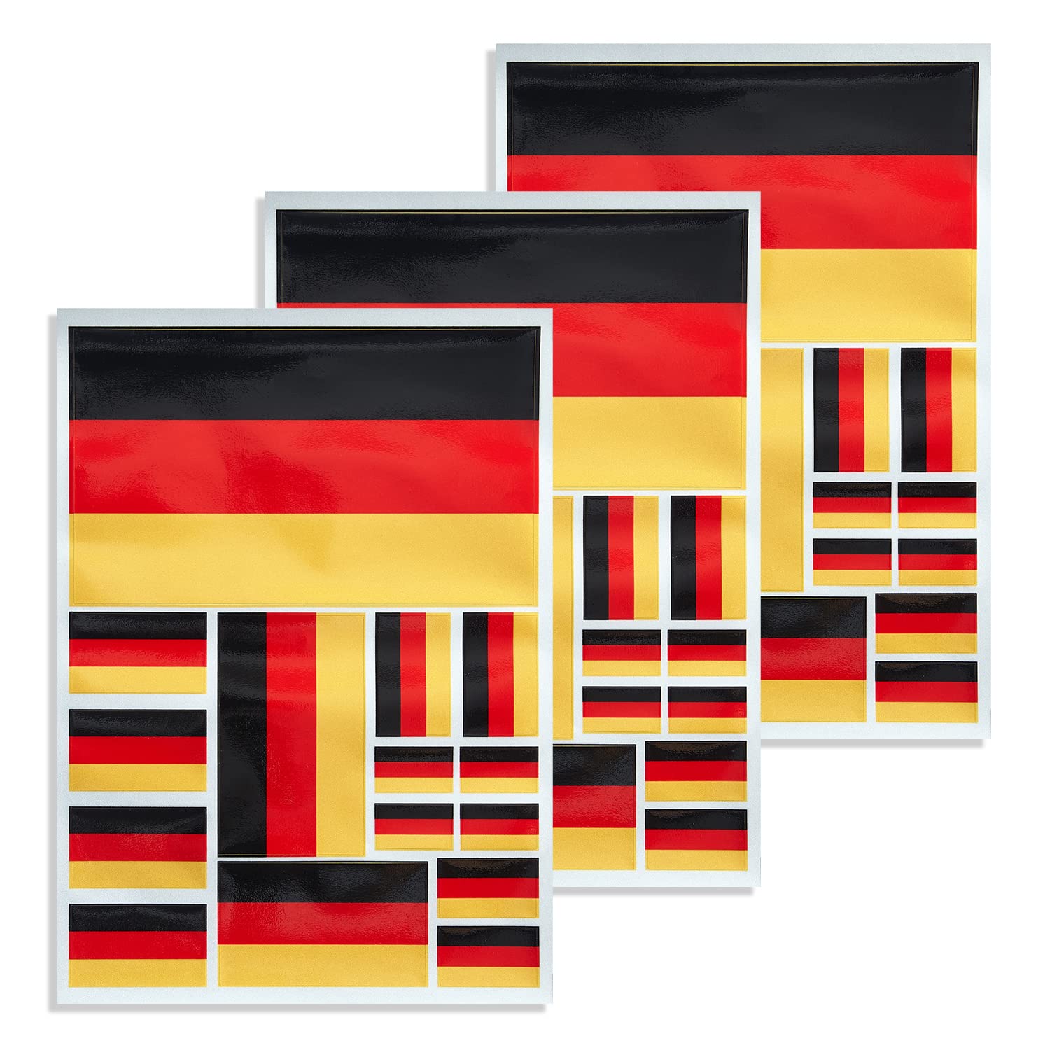 Car Bumper Decals CANTENDO 3 Pack Flag Stickers - 45 Piece Patriotic ...