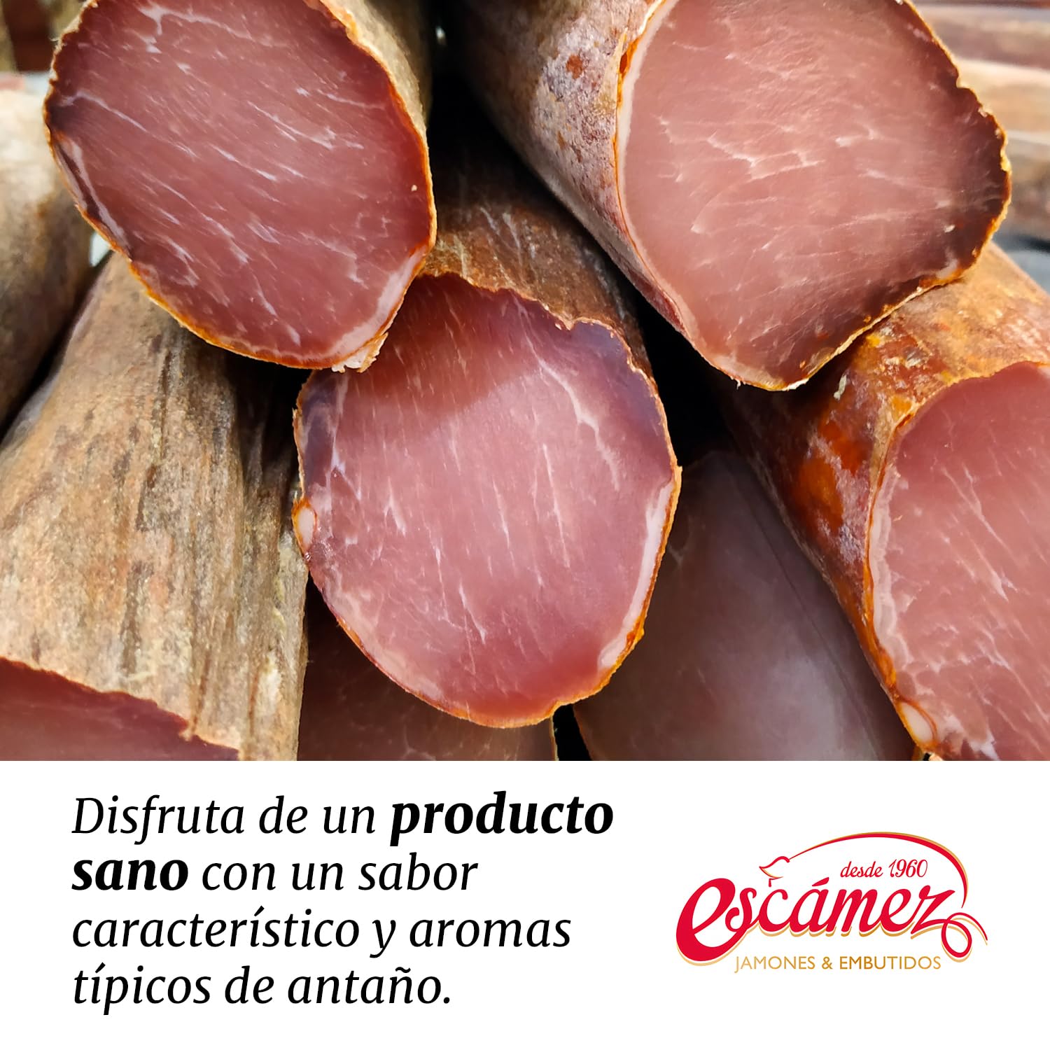 Lomo Embuchado | 3,6 kg | Caña de Lomo de Cerdo | Lomo Embutido Empaquetado en 2 Piezas de 1,8 kg Aprox | Embutido de Carne de Cerdo | Origen España