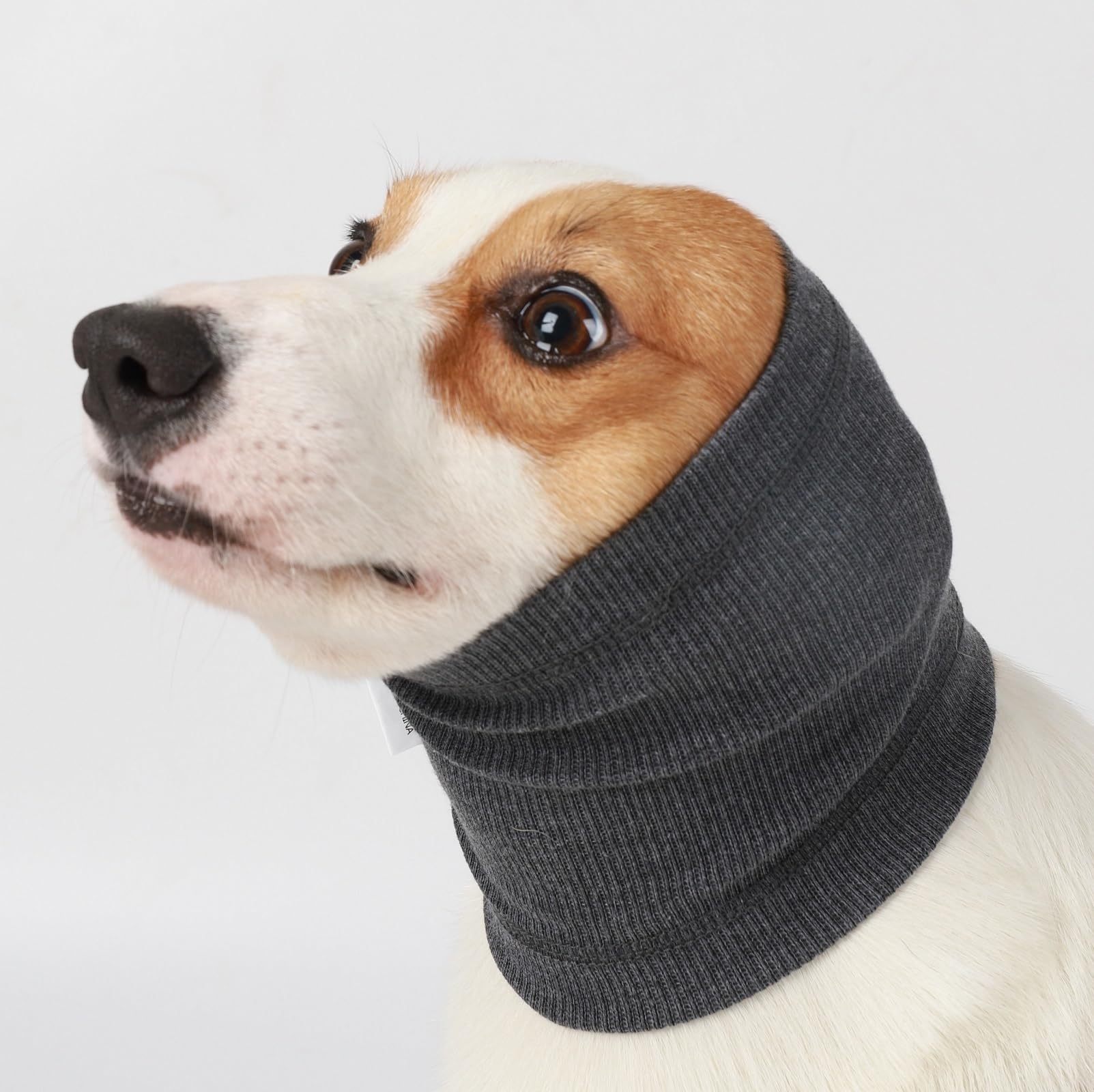 No Flap Ear Wrap for Dogs, Calming Dog Ear Cover &amp; Noise Protection Hoodie