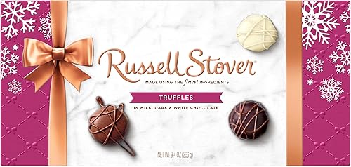 RUSSELL STOVER Christmas Truffles in Milk - Wine Gifts For Sister