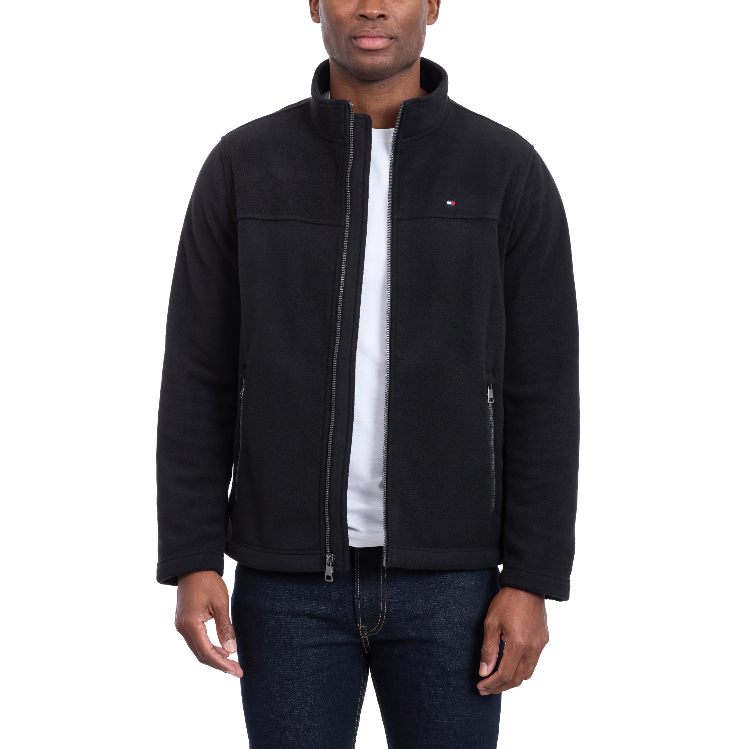 Tommy Hilfiger Lightweight Polar Fleece Jacket Chaqueta de forro polar Hombre (Pack de 1)