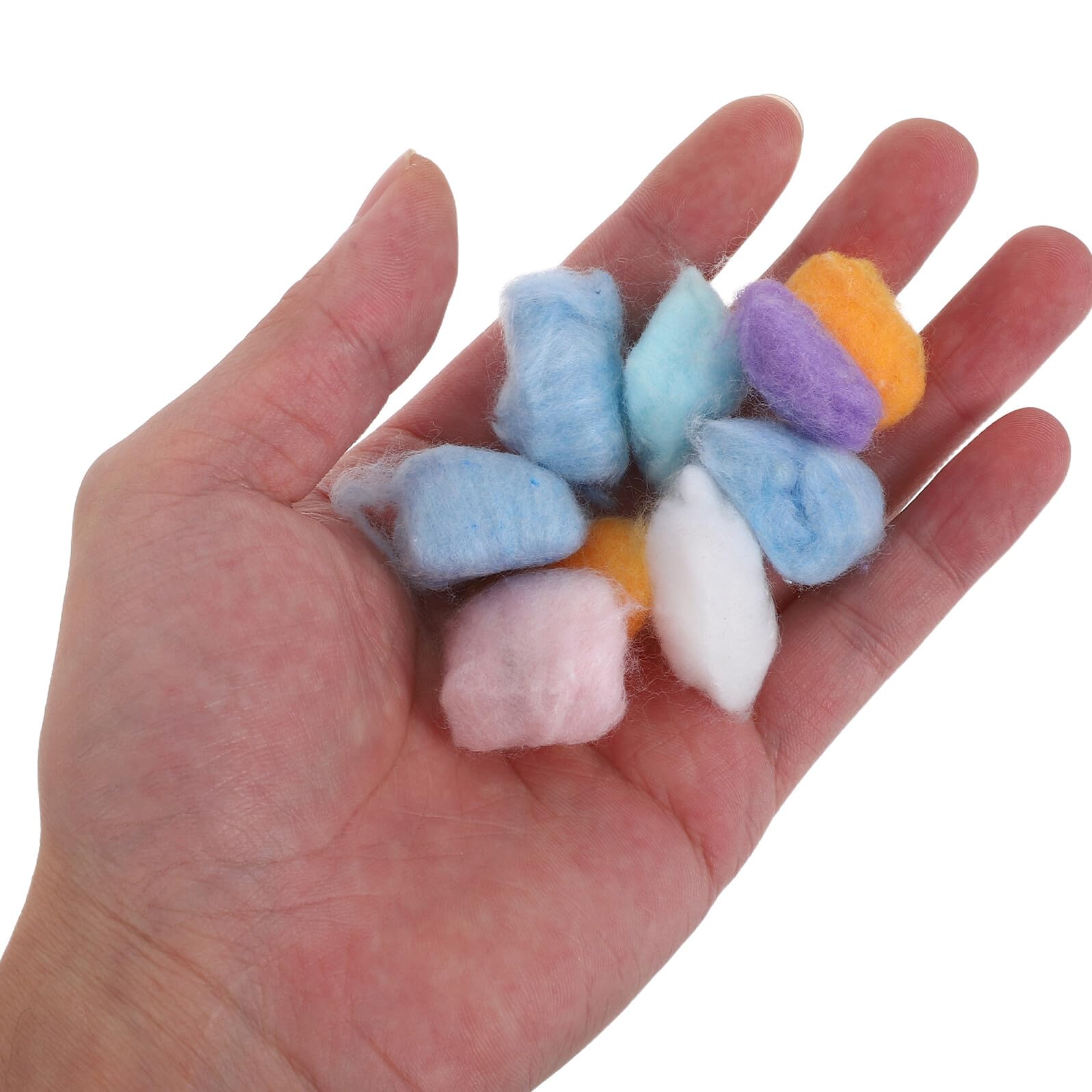 Ponpon Colorati in Cotone per Lavoretti, 1 Sacchetto 500g | Sfusi e Soffici, per Arti DIY e Addobbi Domestici, per Attività Creative in Famiglia