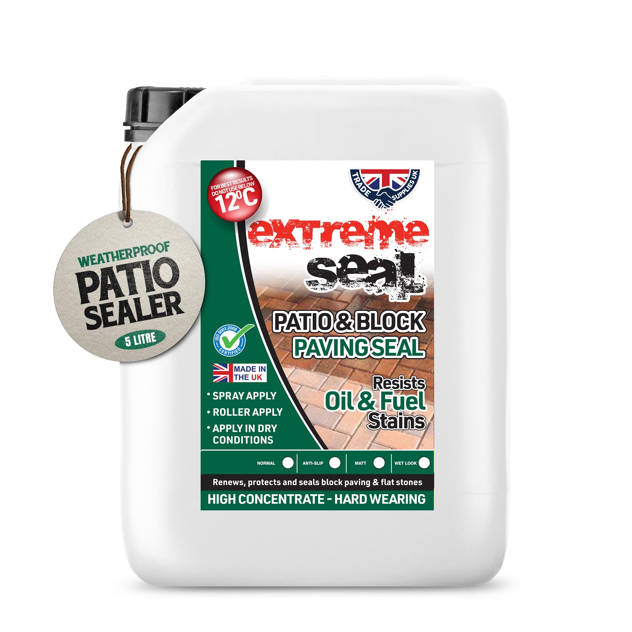 Sponsored Ad – Extreme Seal Patio & Block Paving Sealer - High Durability High Concenterate - Wet Look - 5 litre