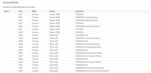 Miniatura 3 de DirectSource Front &amp; Rear Brake Pads for Yamaha Raptor 700 YFM700 &amp; Raptor 700R YFM700R
