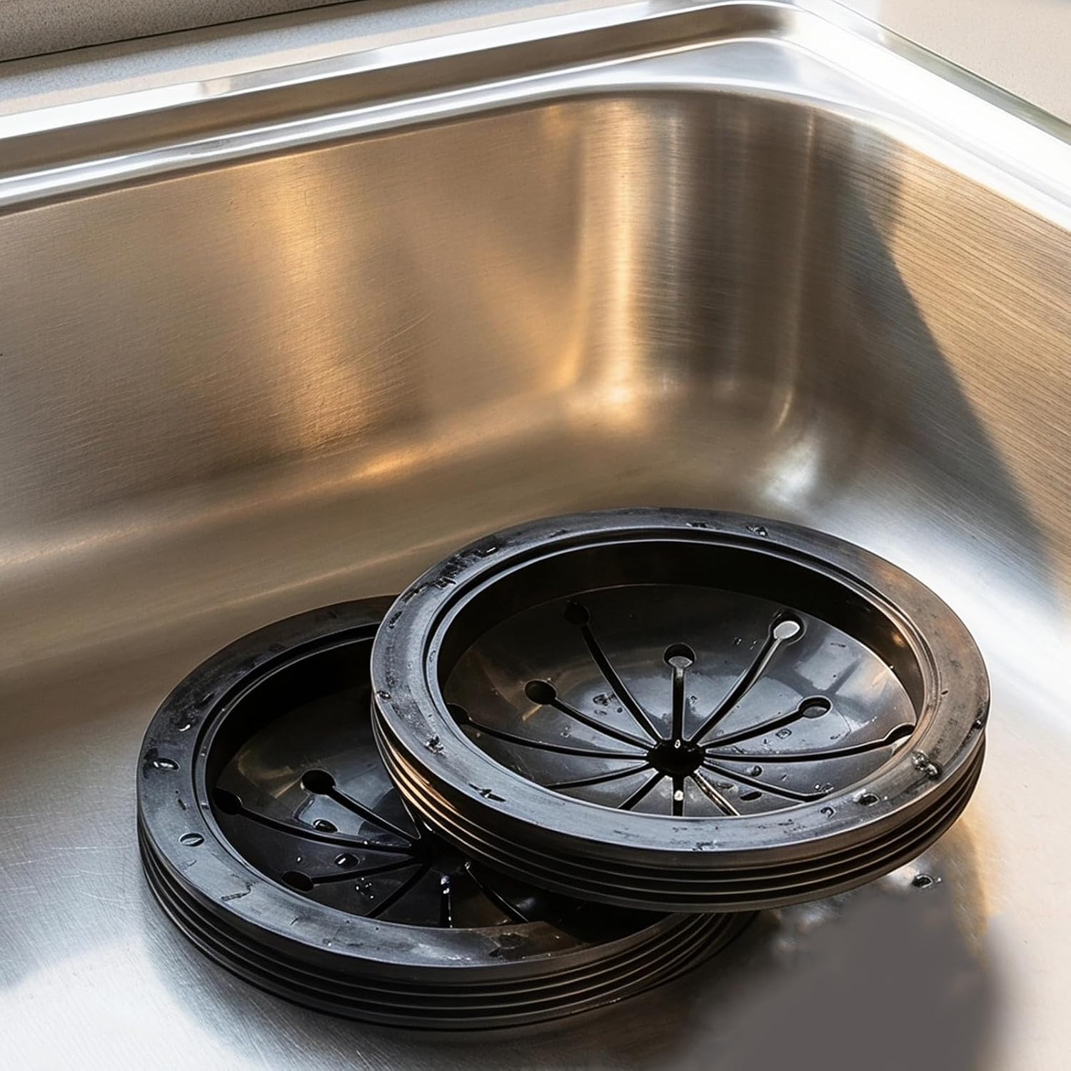 Garbage Disposal 4pcs Splash Guard 3.2 Inch Baffle Cover Replacement
