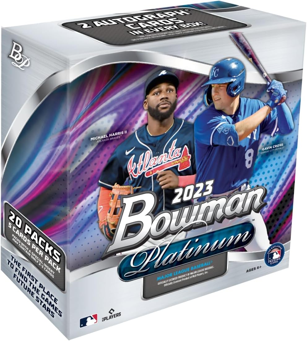 2023 Bowman Platinum Baseball Monster Box (2 Autographs Per Box)