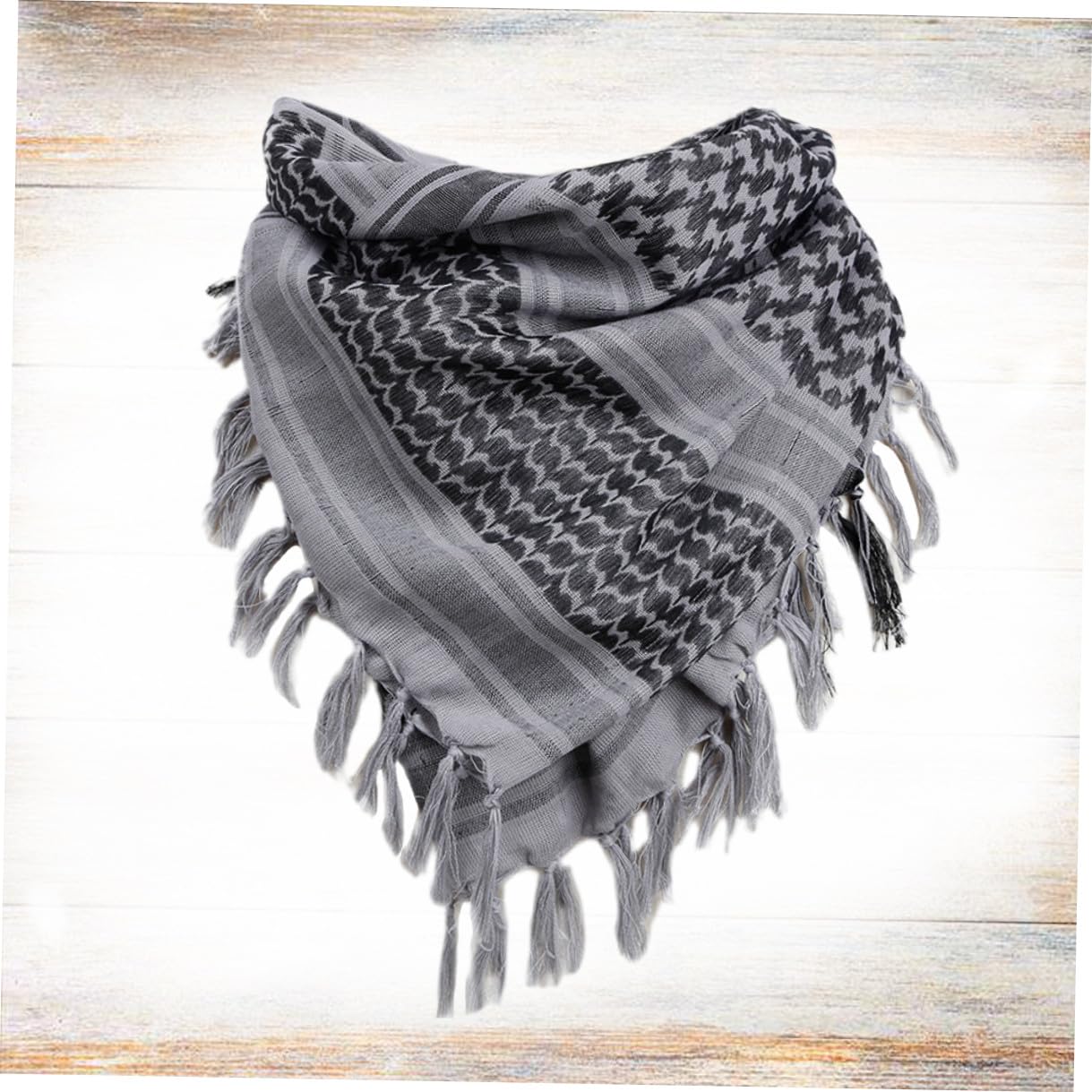 SUPVOX Sciarpa Araba da Uomo in Cotone Quadrata Tattica, Calda e Traspirante per Attività Outdoor Autunnali, Stile Militare e Design Delicato