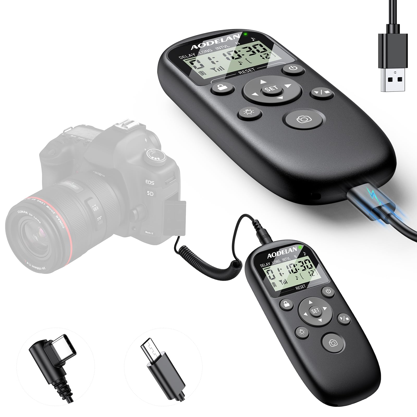 Intervalomètre à distance Sony A7 III A7 IV ZV-E1 | Télécommande LCD - 8
