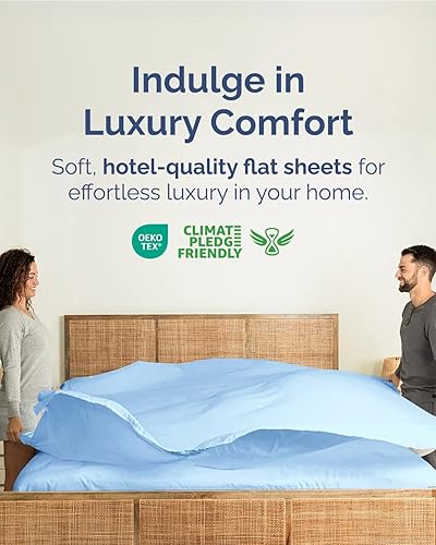 Miniatura 150 de Sábana encimera de bolsillo profundo, más suave que el algodón egipcio, 1 sábana encimera para colchón tamaño Queen