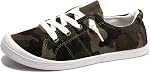 Women's Slip On Canvas Sneaker Low Top Casual Walking Shoes Classic Comfort Flat Fashion Sneakers