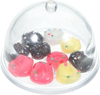 STAHAD 1 Conjunto Miniatura De Comida E Modelo De Jogo Miniaturas Miniatura Casa De Bonecas Acessórios Para Casa Falsa Simulação De Bolo Modelo De Rosquinha Em Miniatura Sobremesa Em