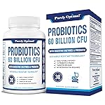 Purely Optimal Premium Probiotics 60 Billion CFU w/Organic Prebiotics & Digestive Enzymes