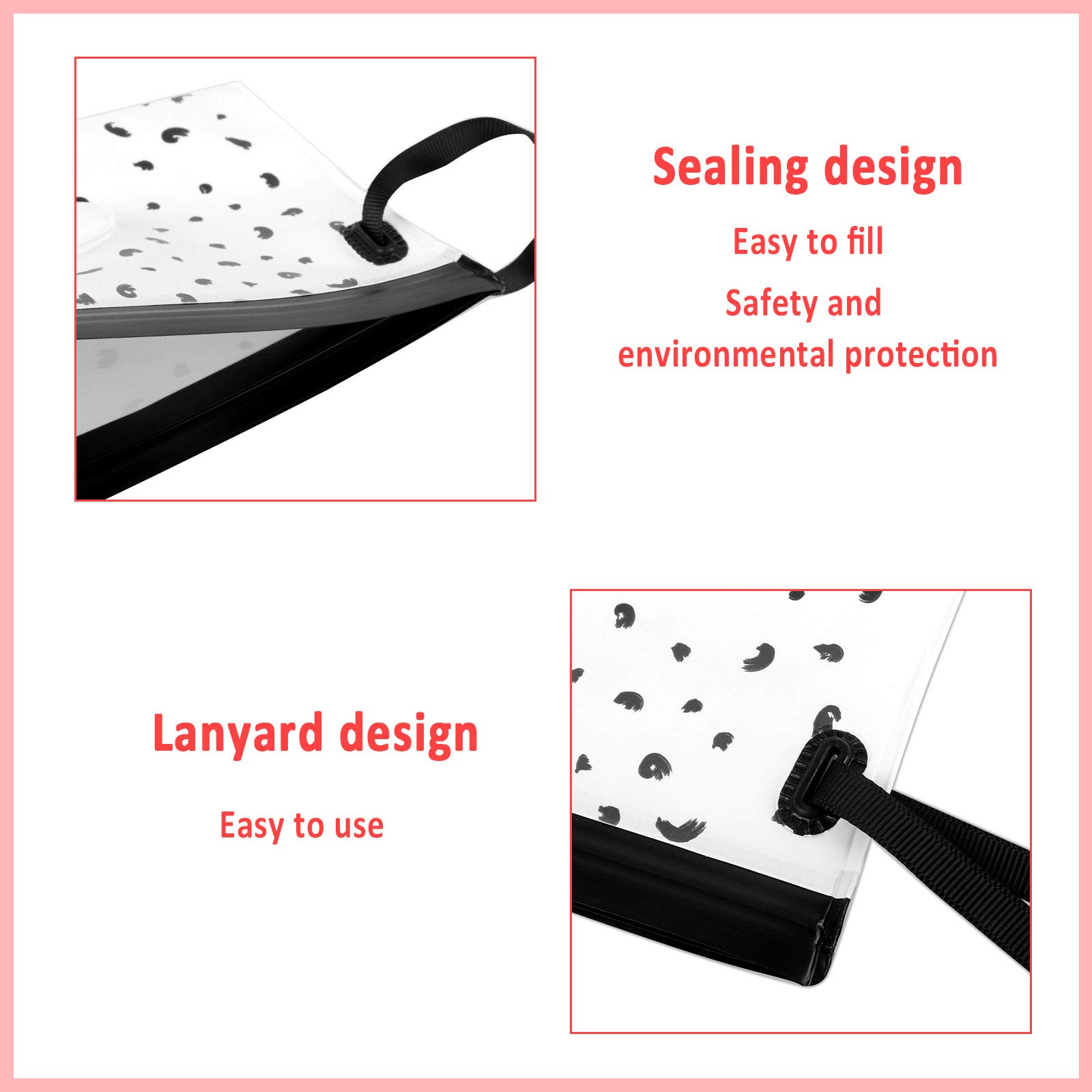 6 Porta Salviette Umidificate Riutilizzabili – Dispenser In EVA Impermeabile Con Anello – Per Viaggio, Passeggino E Borsa - 2