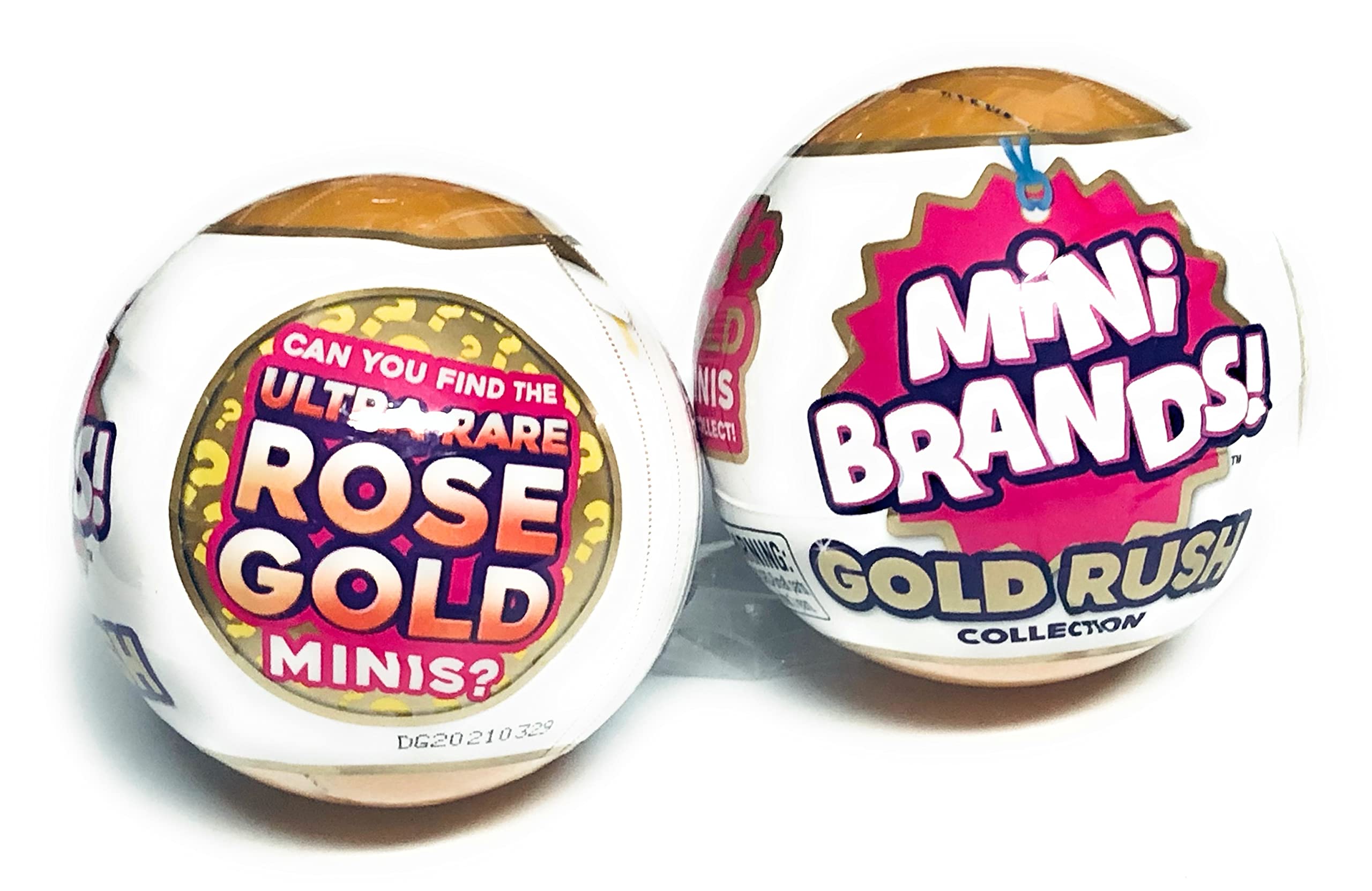 5Surprise Mini Brands Gold Rush Collection Exclusive Mini Brand Toys