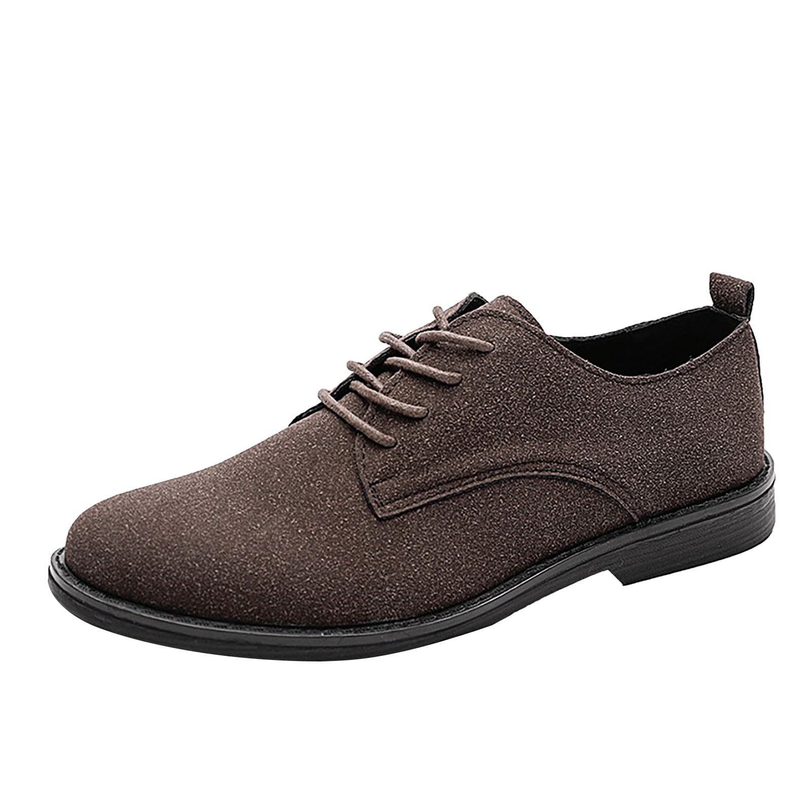 Scarpe derby da uomo in pelle scamosciata, classiche, con lacci, eleganti, casual, Oxford, per tutti i giorni, formali, per feste di lavoro