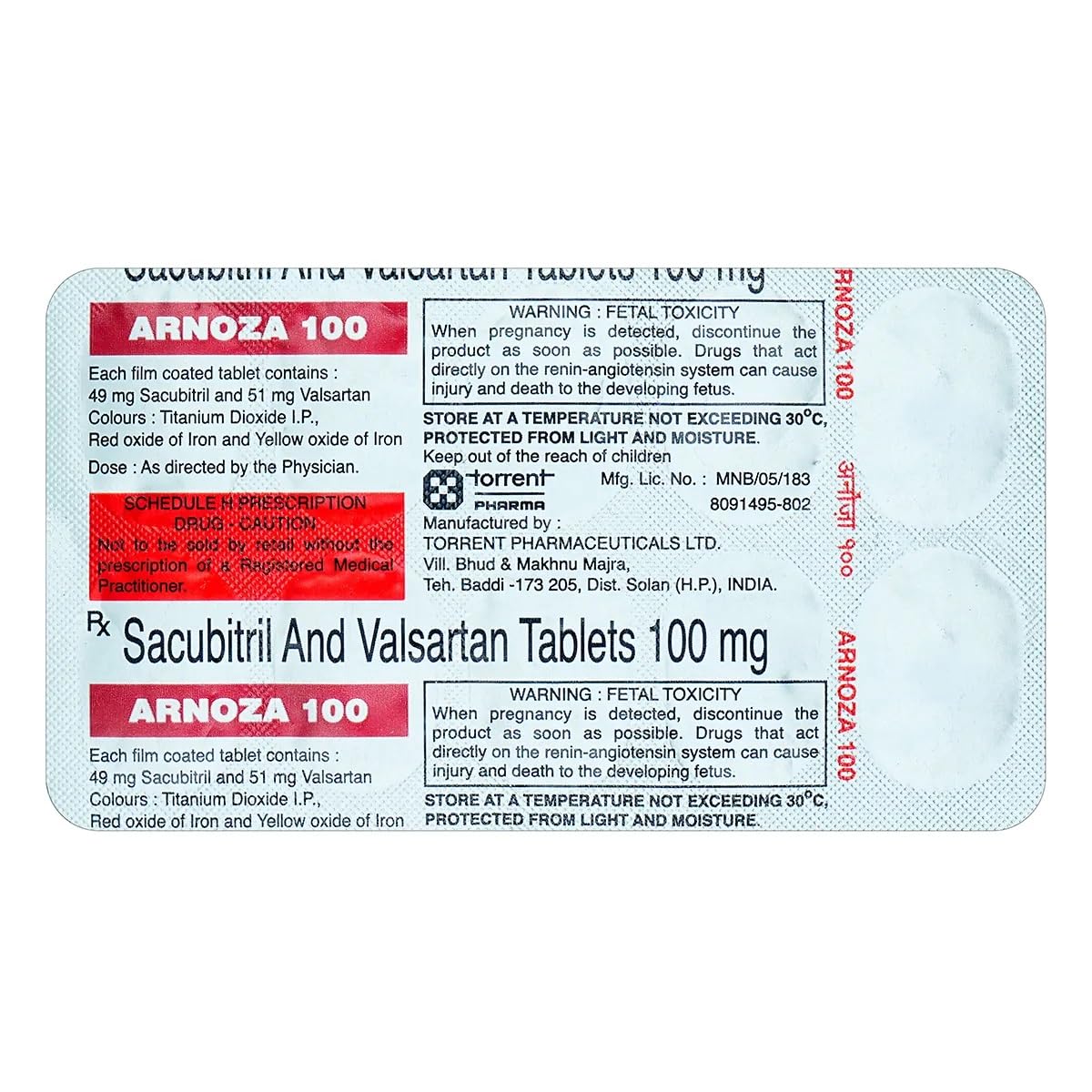Arnoza 100 - Strip of 10 Tablet
