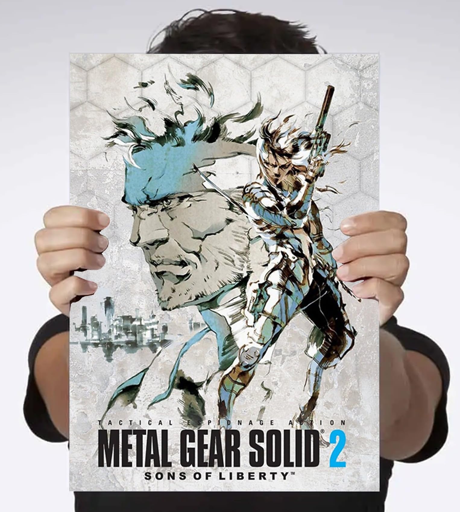 Metal Gear Solid 2 Sons of Liberty Poster A4 (210x297mm) Ideal for