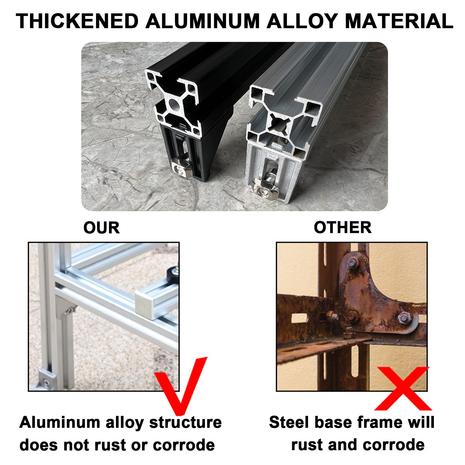 Stojak podłogowy z mini dzielonym klimatyzatorem ze stopu aluminium, dwuwarstwowy wspornik do systemów pomp ciepła, solidna podstawa gruntowa