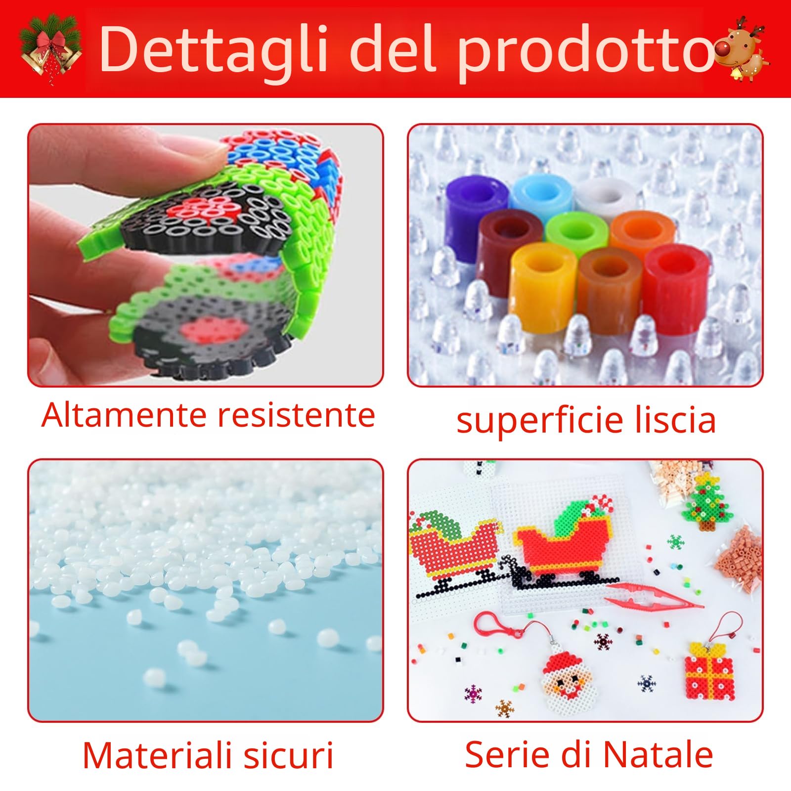 Pezzi Piccole Perline Di Plastica Trasparente Contenitore Contenitore Con Coperchio Incernierato