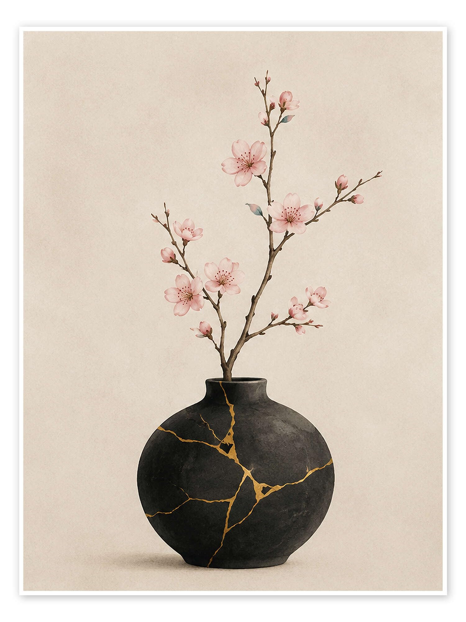 Kintsugi Vase I Plakat