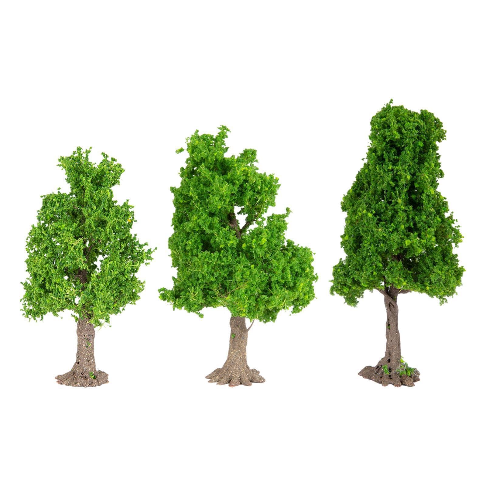 TWISAXC Miniature Tree Model Trees Provide Stunning Scenic Enhancements for Railroad Diorama Layout and Models Miniature Tree Model Train Scenery Diorama, Tower Shaped
