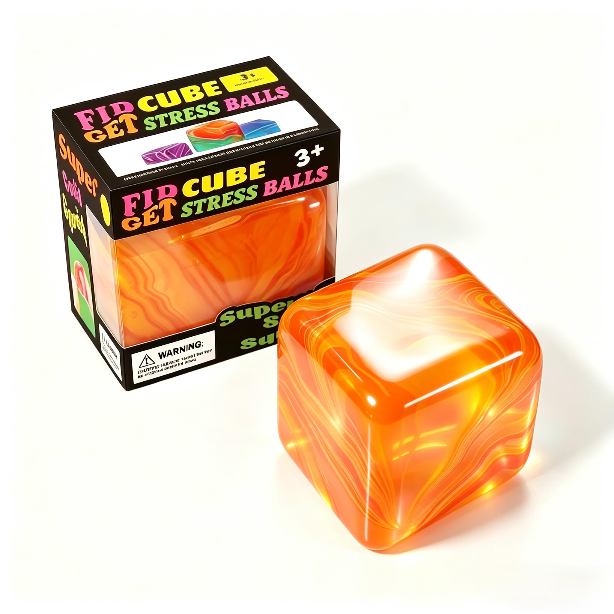 1 Pack Fidget Toys Squishy Stress Cube, Stress Balls for Kids Adults ...