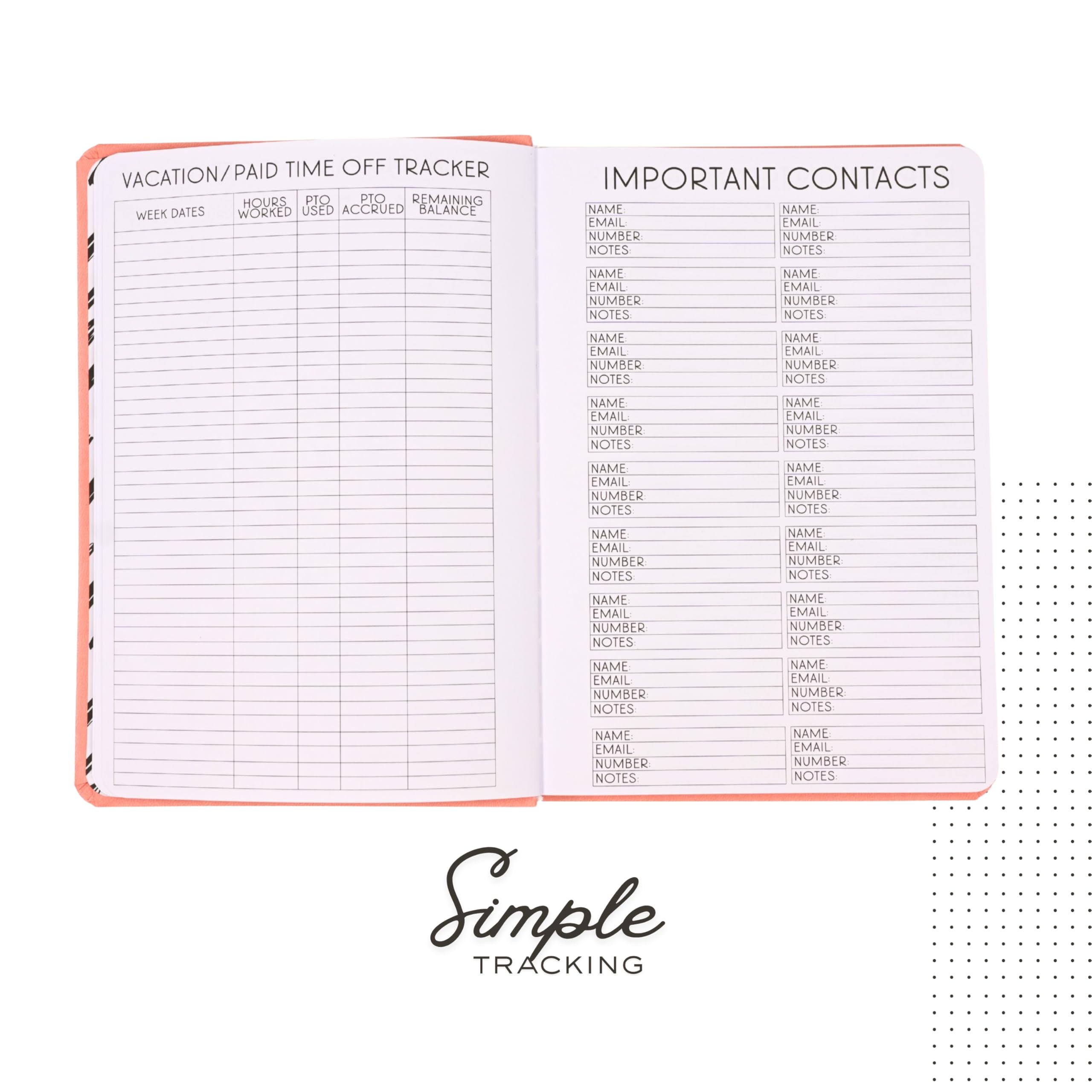 kellofaplan Agenda da lavoro, senza data, 12 mesi, formato A5, rosa, marrone, nero, organizer professionale, carta da 40,8 kg (rosa)