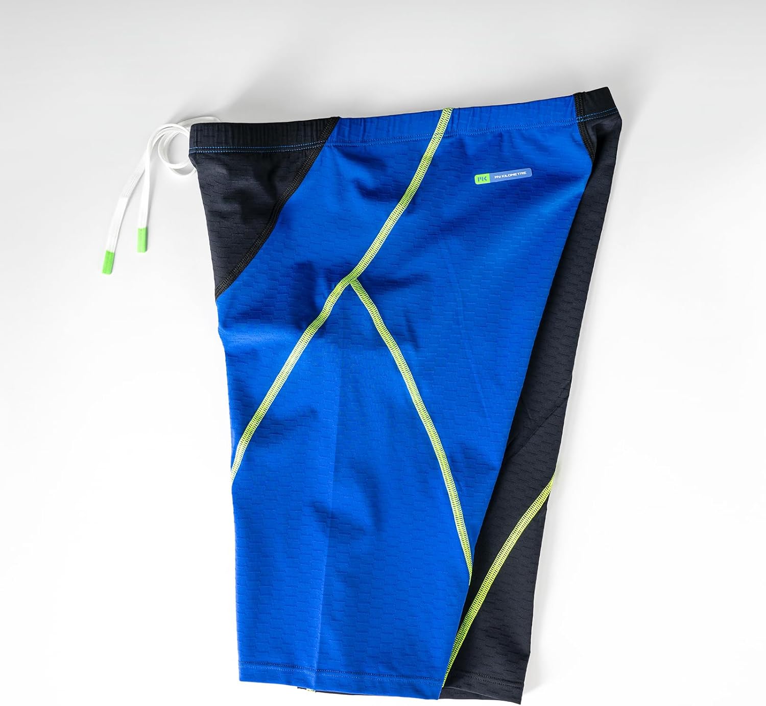 MY KILOMETRE Men’s Swim Jammer Hydrophobic Woven Fabric Compression Swimwear Chlorine Resistant for Training & Racing