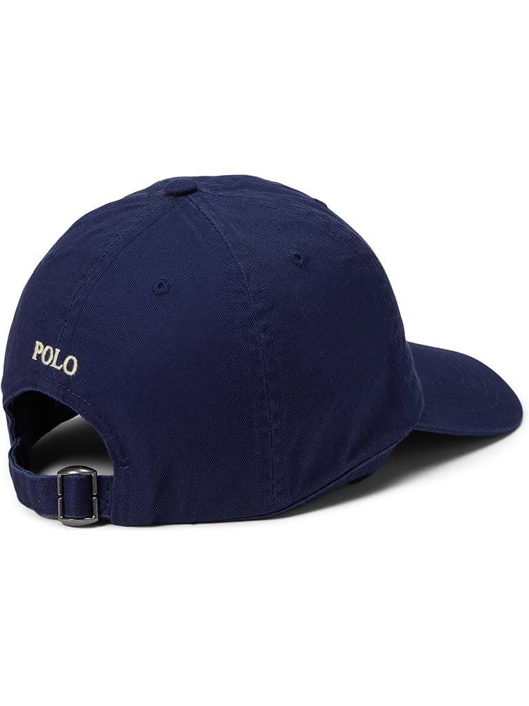 Navy Polo Ralph Lauren Cotton Chino Baseball Cap (Toddler/Little Kids)