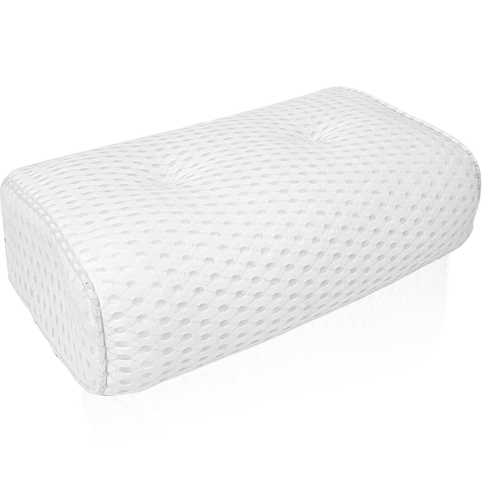 REEZEIVI Sauna Headrest Pillow, 4D Air Mesh，Neck Rest Sauna Accessory,White