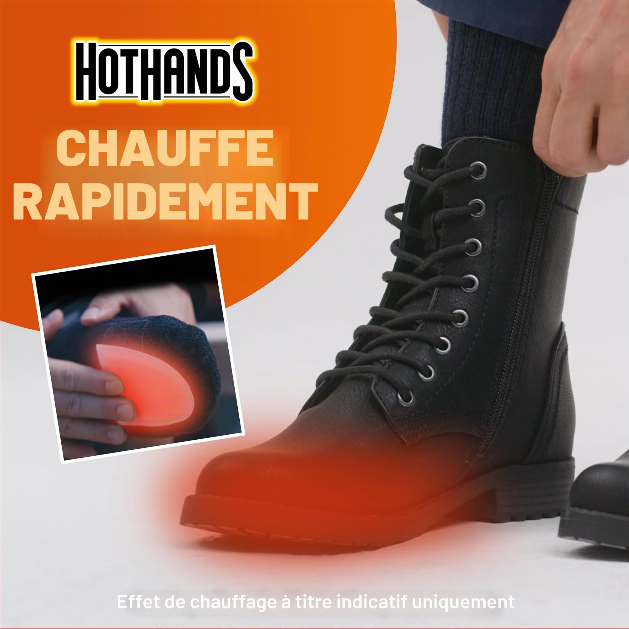 Lot de 40 paires de chauffe-pieds Hot Hands