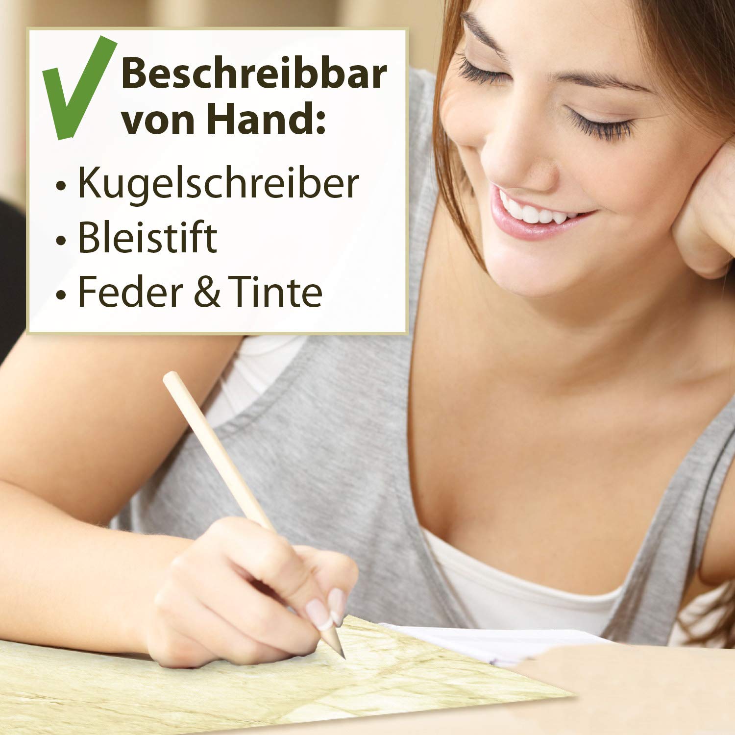 Marmorpapier Briefpapier BEIDSEITIG marmoriert DIN A4 braun 1000 Blatt